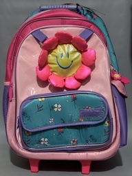 [L25602] MOCHILA CARRO 18&quot; CRESKO FLOR (L25602)