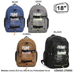 MOCHILA 18&quot; CHIMOLA IMPRESION (L2709500)
