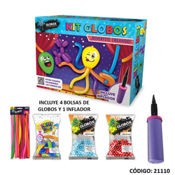 [L21110] GLOBO KIT GLOBOX CON INFLADOR (L21110)