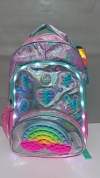 [L27942] MOCHILA 18&quot; FOOTY RAINBOW POP IT (L27942)