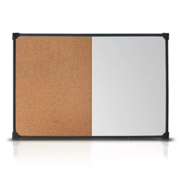 [L28093] PIZARRA COMBINADA CORCHO Y BLANCA 60x80cm LIGGO (L28093)
