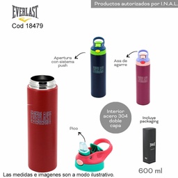 [R30423] BOTELLA EVERLAST 60ml. ACERO (R30423)