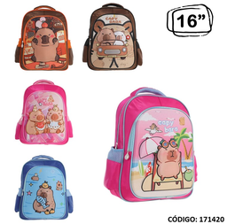 [L171420] MOCHILA 16&quot; OWEN CAPYBARA (L171420)