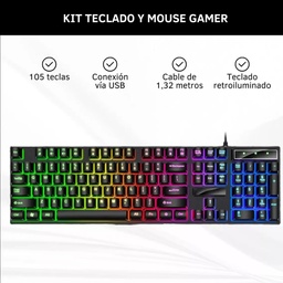 [L30893] TECLADO DXCOMBXTM96 + MOUSE (L30893)