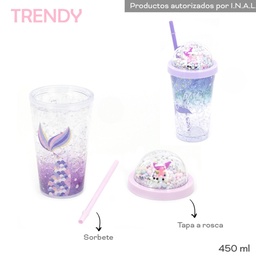 [R31109] VASO TRENDY 450ml. PLASTICO (R31109)