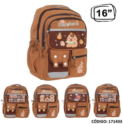 [L171403] MOCHILA 16&quot; OWEN CAPYBARA (L171403)