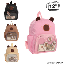 [L171419] MOCHILA 12&quot; OWEN CAPYBARA (L171419)