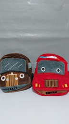 [L24293] MOCHILA JARDIN PELUCHE AUTOS (L24293)
