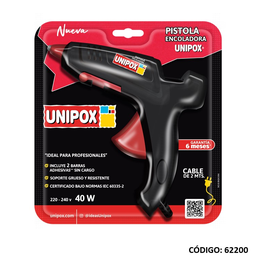 [L62200] PISTOLA ADHESIVA UNIPOX GRANDE 40w. (L62200)